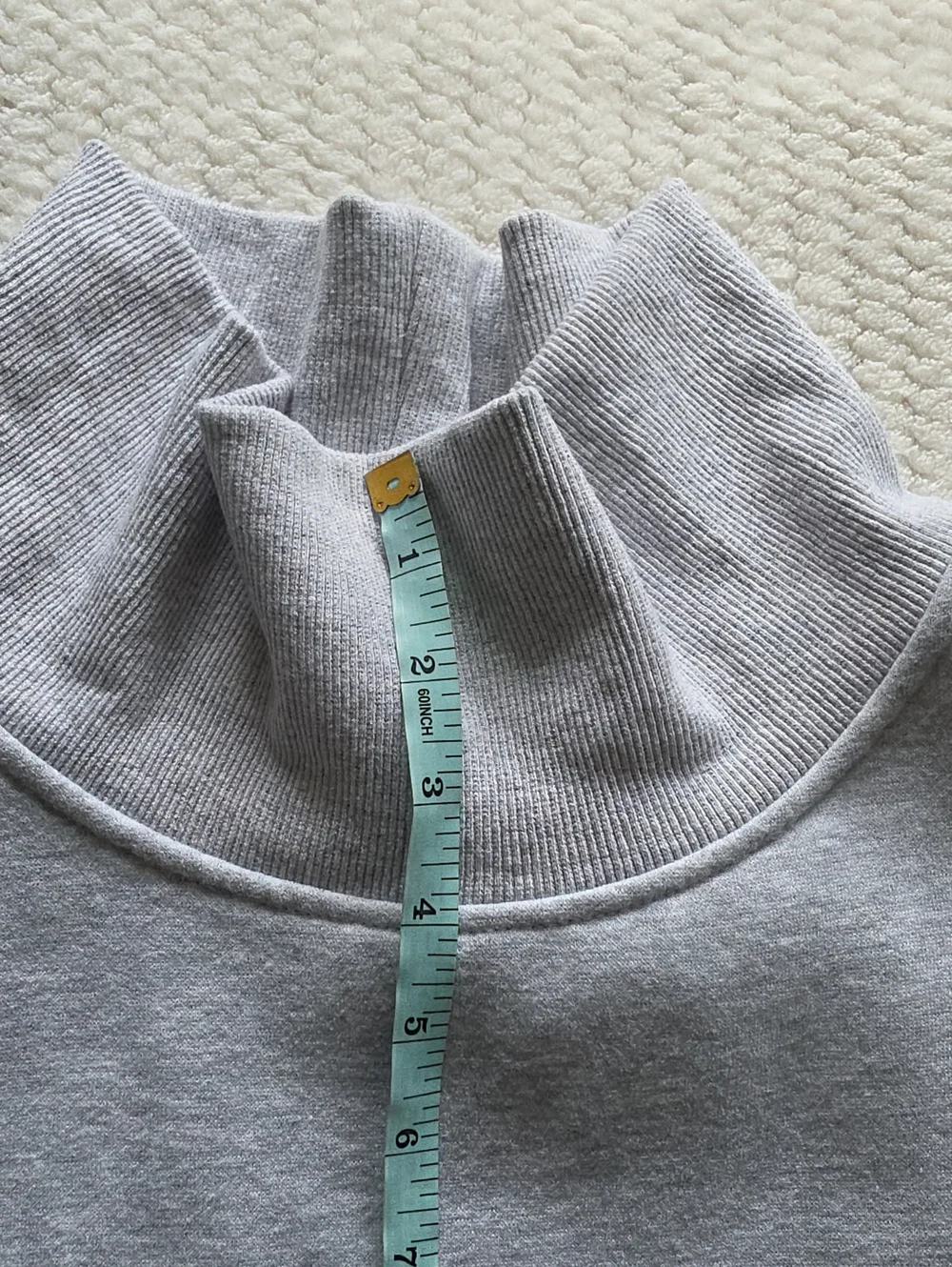 Easy Gala Light Gray Turtleneck Pullover Sweater Brand New